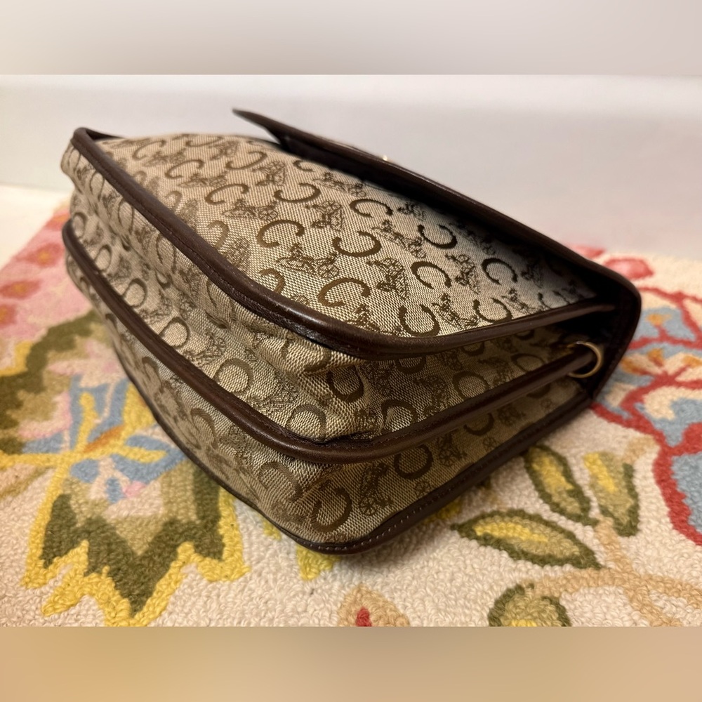 Celine Tan and Brown Crossbody Bag - Picture 5 of 16